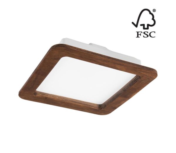 LED Beépíthető lámpa WOODY SPOT LED/17W/230V 3000K cseresznye 18