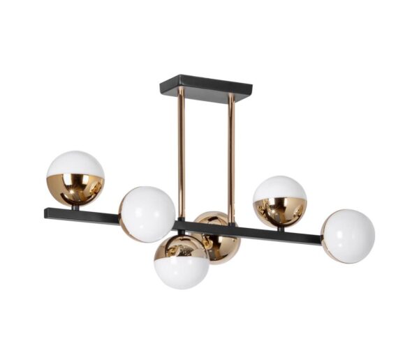 LED Csillár 6xLED/7W/230V arany/fekete
