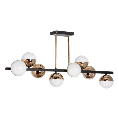 LED Csillár 8xLED/7W/230V arany/fekete
