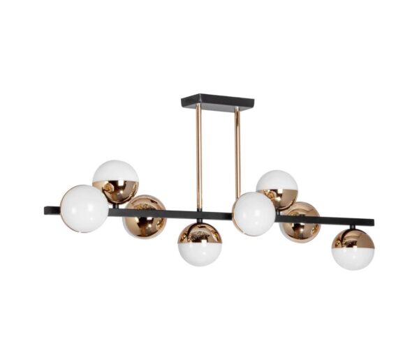 LED Csillár 8xLED/7W/230V arany/fekete