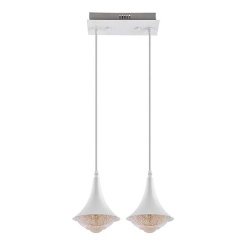 LED Csillár zsinóron 2xLED/9W/230V fehér