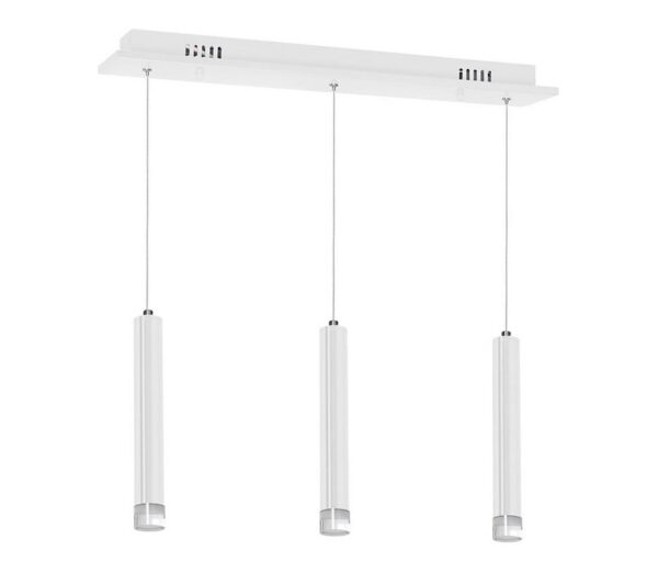 LED Csillár zsinóron ALBA 3xLED/15W/230V fehér