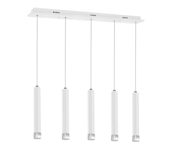 LED Csillár zsinóron ALBA 5xLED/25W/230V fehér