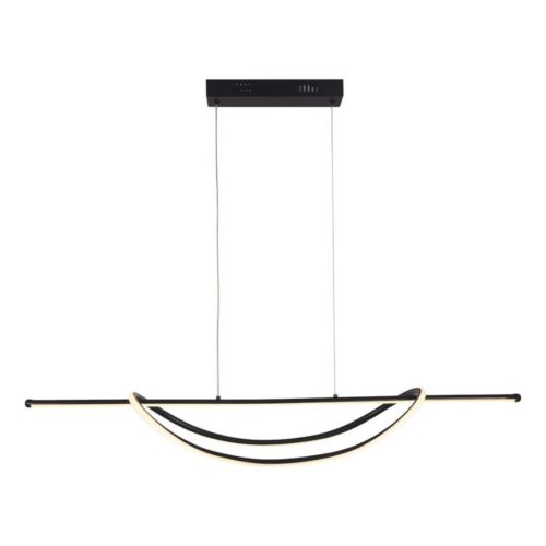 LED Csillár zsinóron AMBAR LED/35W/230V fekete