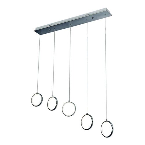 LED Csillár zsinóron ANELLO 5xLED/7W/230V