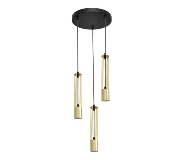 LED Csillár zsinóron BARS 3xGU10/4