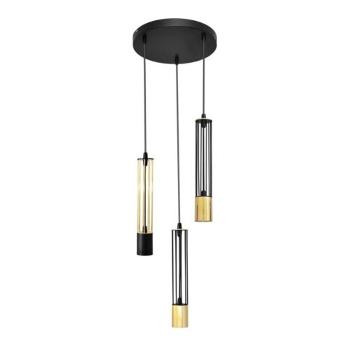 LED Csillár zsinóron BARS 3xGU10/4