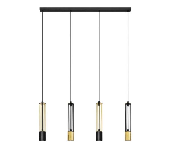 LED Csillár zsinóron BARS 4xGU10/4