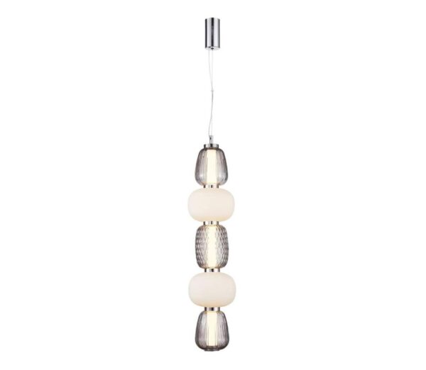 LED Csillár zsinóron CARO LED/40W/230V króm