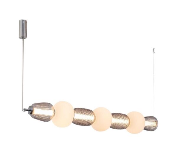 LED Csillár zsinóron CARO LED/42W/230V króm