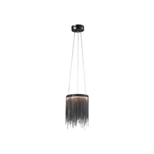 LED Csillár zsinóron CASCATA BLACK LED/18W/230V