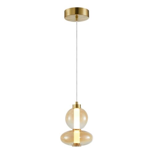 LED Csillár zsinóron DAPHNE LED/12W/230V arany