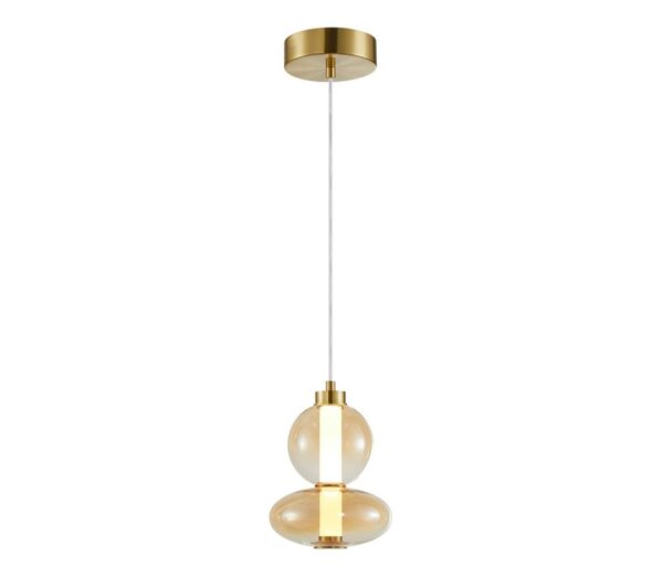 LED Csillár zsinóron DAPHNE LED/12W/230V arany