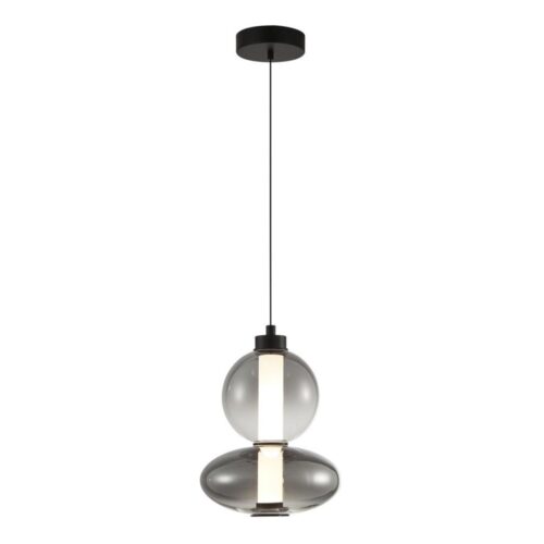LED Csillár zsinóron DAPHNE LED/12W/230V szürke