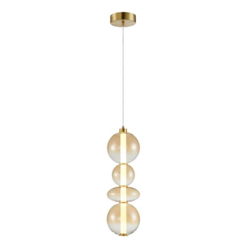 LED Csillár zsinóron DAPHNE LED/36W/230V arany