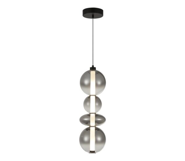 LED Csillár zsinóron DAPHNE LED/36W/230V szürke