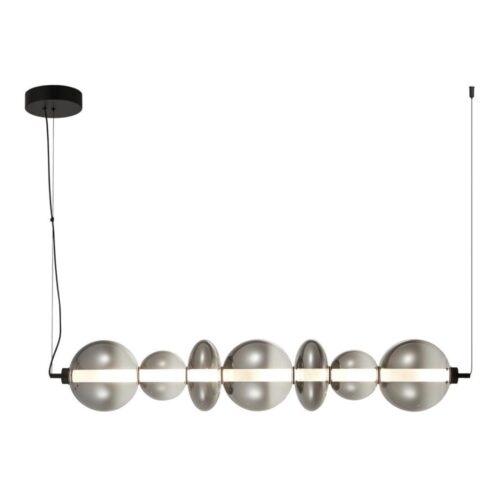 LED Csillár zsinóron DAPHNE LED/40W/230V szürke