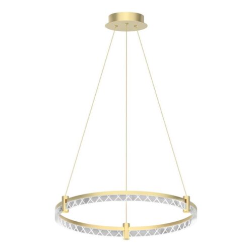 LED Csillár zsinóron ELEGANCE LED/36W/230V átm. 60 cm arany
