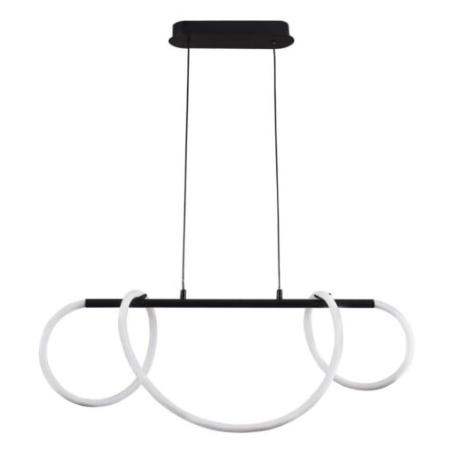 LED Csillár zsinóron EMMA LED/38W/230V fekete