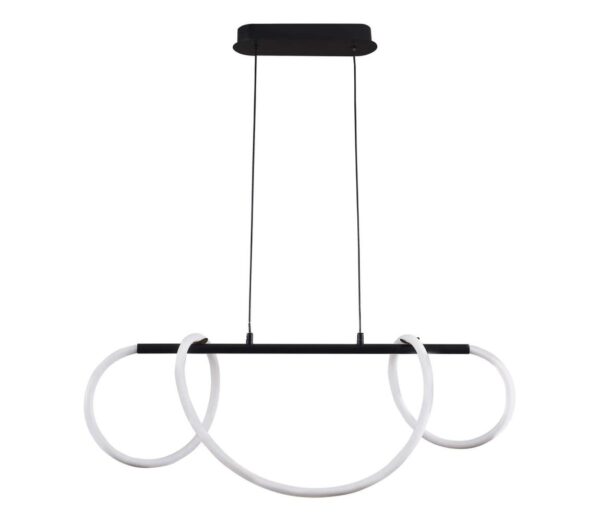 LED Csillár zsinóron EMMA LED/38W/230V fekete