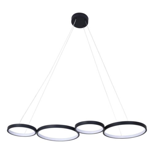 LED Csillár zsinóron FLAMENCO LED/42W/230V 4000K fekete