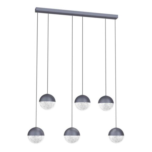 LED Csillár zsinóron FURNI 6xLED/5W/230V
