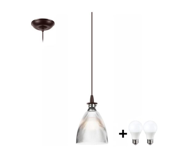 LED Csillár zsinóron JODI 1xE27/60W/230V bronz