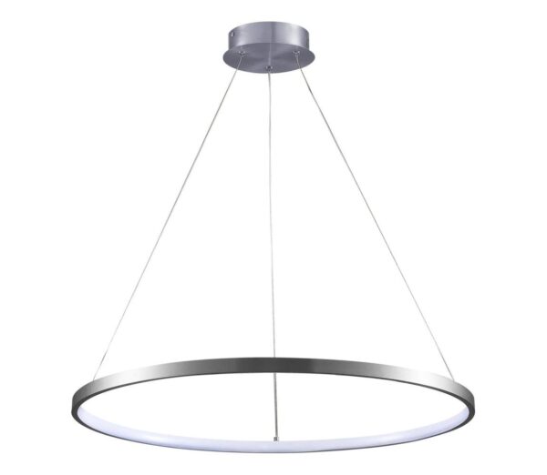LED Csillár zsinóron LEA LED/20W/230V 4000K átm. 50 cm matt króm