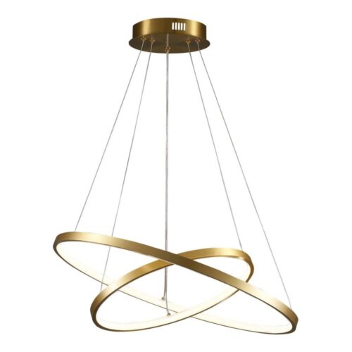 LED Csillár zsinóron LEA LED/35W/230V 4000K átm. 60 cm arany