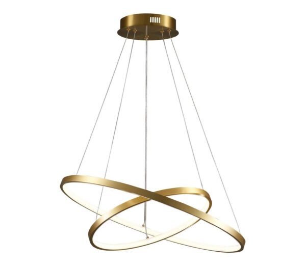 LED Csillár zsinóron LEA LED/35W/230V 4000K átm. 60 cm arany
