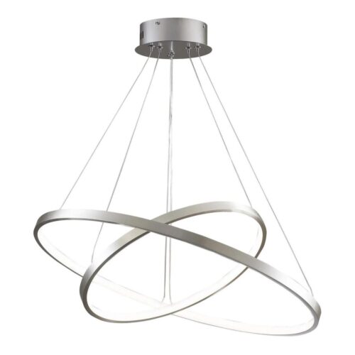 LED Csillár zsinóron LEA LED/35W/230V 4000K átm. 60 cm króm