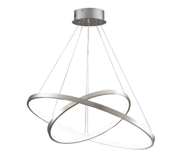 LED Csillár zsinóron LEA LED/35W/230V 4000K átm. 60 cm króm