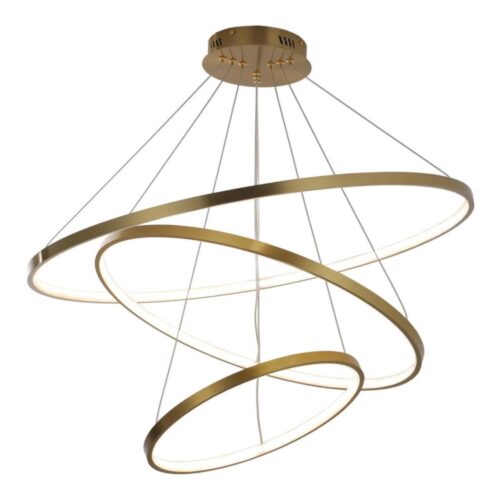 LED Csillár zsinóron LEA LED/60W/230V 4000K átm. 80 cm arany