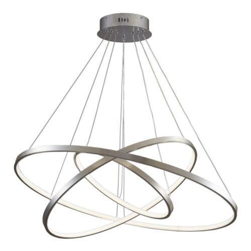 LED Csillár zsinóron LEA LED/60W/230V 4000K átm. 80 cm króm