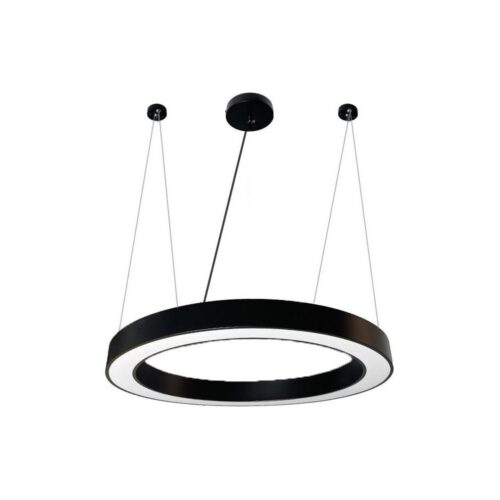 LED Csillár zsinóron LED/50W/230V 4000K átm. 100 cm fekete