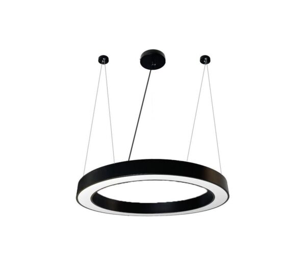 LED Csillár zsinóron LED/50W/230V 4000K átm. 100 cm fekete