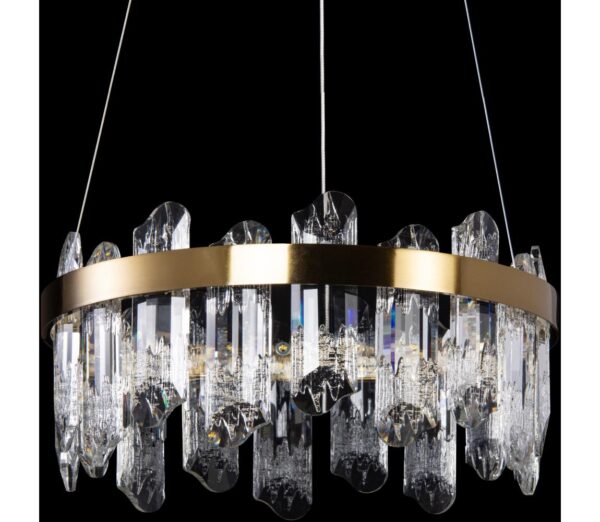 LED Csillár zsinóron LED/62W/230V átm. 50 cm arany