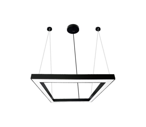 LED Csillár zsinóron LED/70W/230V 4000K 100x100 cm fekete