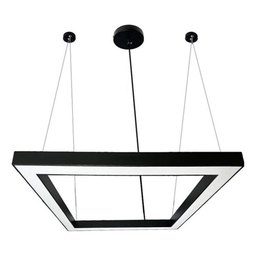 LED Csillár zsinóron LED/80W/230V 4000K 120x120 cm fekete