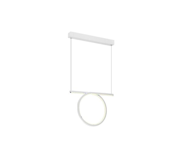 LED Csillár zsinóron LOOP LED/20W/230V fehér