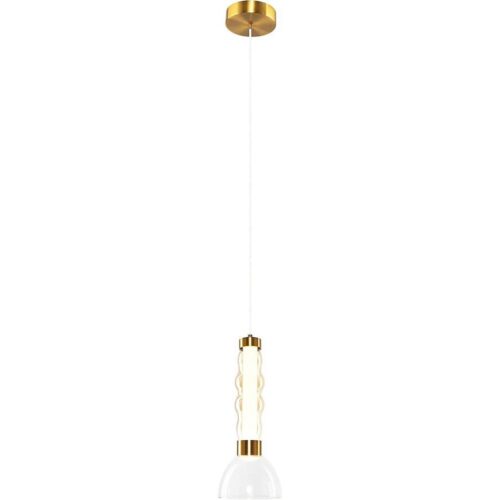 LED Csillár zsinóron LUCCO LED/13W/230V átm. 15 cm arany