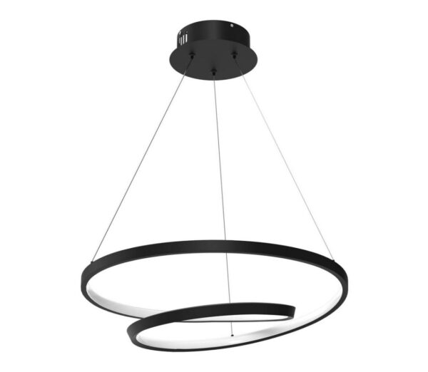LED Csillár zsinóron LUCERO LED/48W/230V fekete