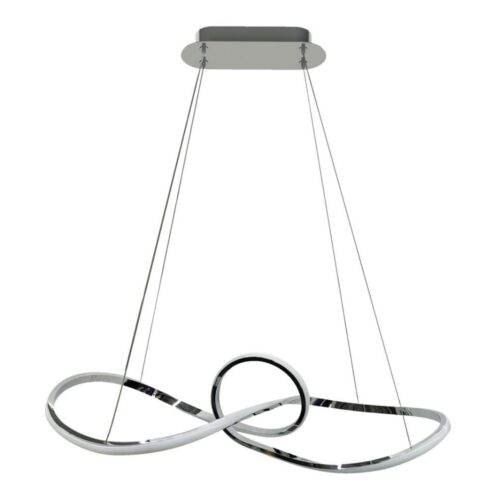 LED Csillár zsinóron MARCO LED/42W/230V fényezett króm