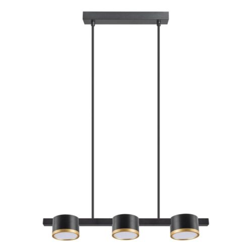 LED Csillár zsinóron MIRELLA 3xGX53/6W/230V fekete