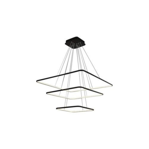 LED Csillár zsinóron NIX LED/117W/230V fekete