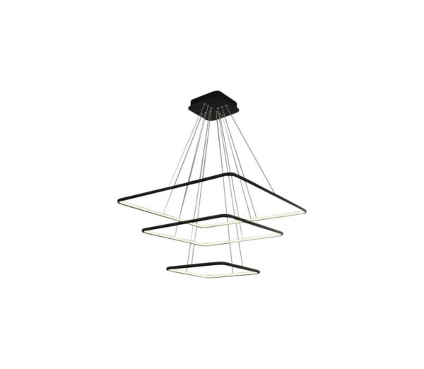 LED Csillár zsinóron NIX LED/117W/230V fekete