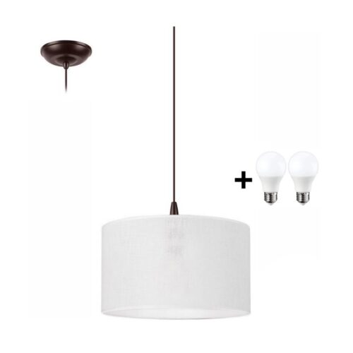 LED Csillár zsinóron NOEL 1xE27/60W/230V fehér