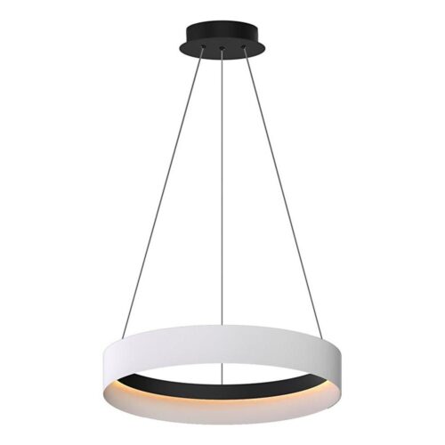 LED Csillár zsinóron ORBITA LED/52W/230V fehér/fekete