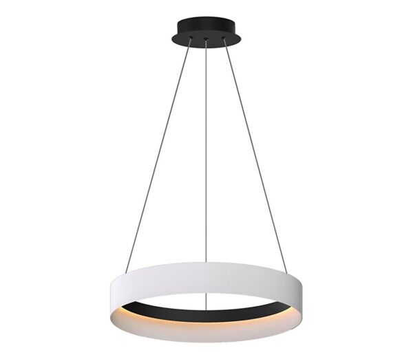 LED Csillár zsinóron ORBITA LED/52W/230V fehér/fekete