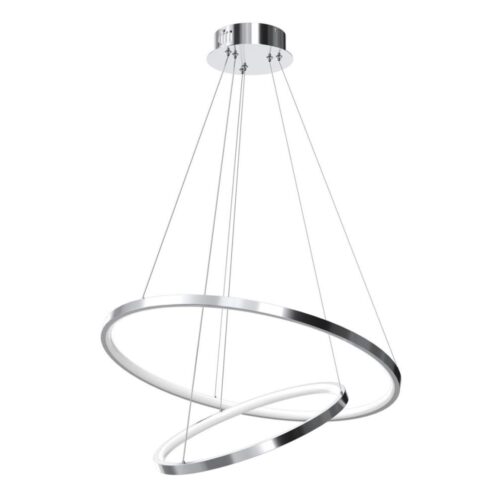 LED Csillár zsinóron ROTONDA LED/51W/230V matt króm